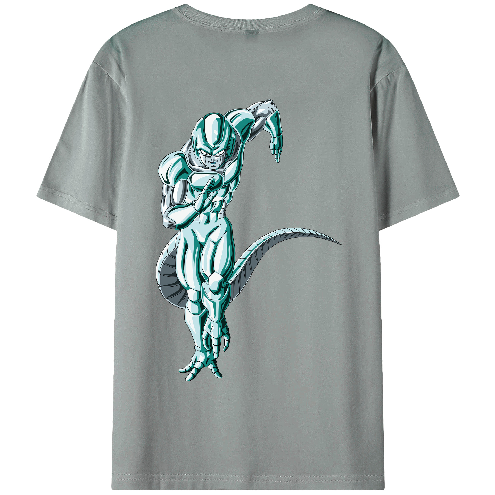 （画像用） ドラゴンボール フリーザ DRAGON BALL Frieza 綿100％ メンズ半袖Tシャツ（バックプリント） 通気性